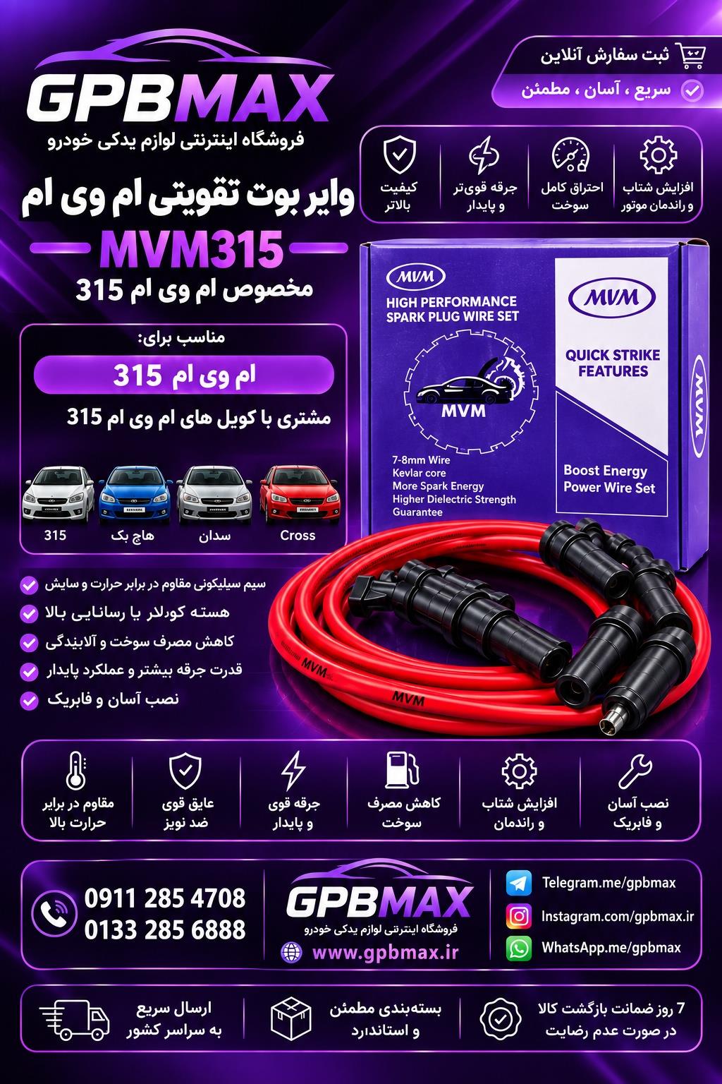 وایر KJM MVM 315